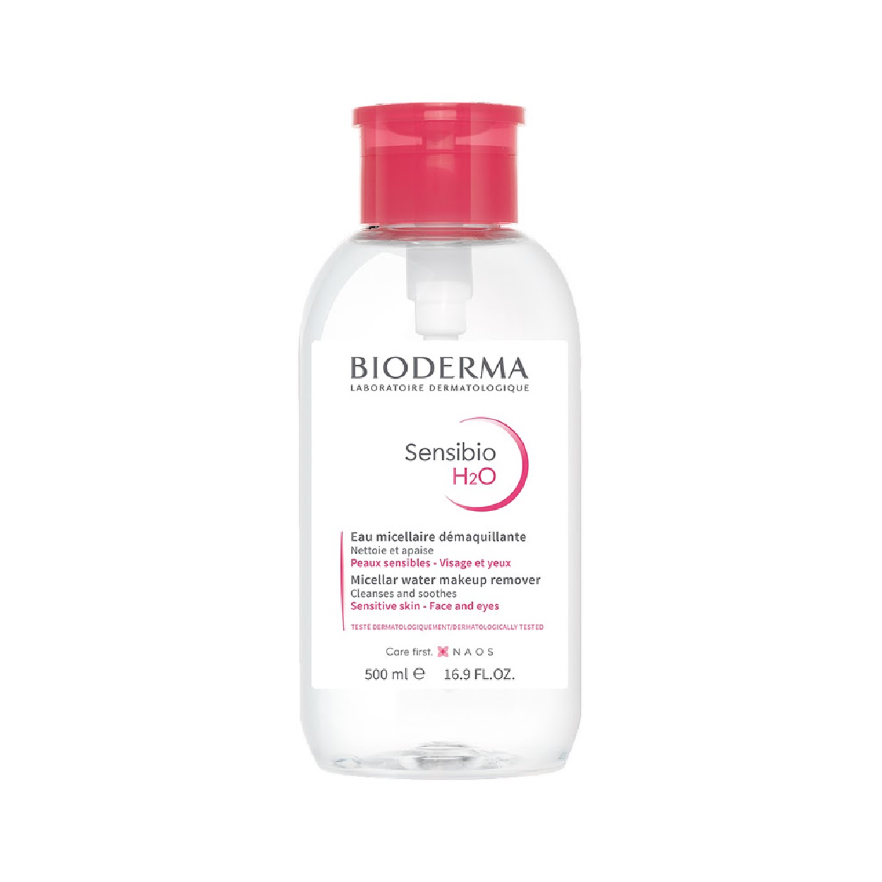 Bioderma Sensibio H2O Micellar Water 500ml with Pump Dispenser