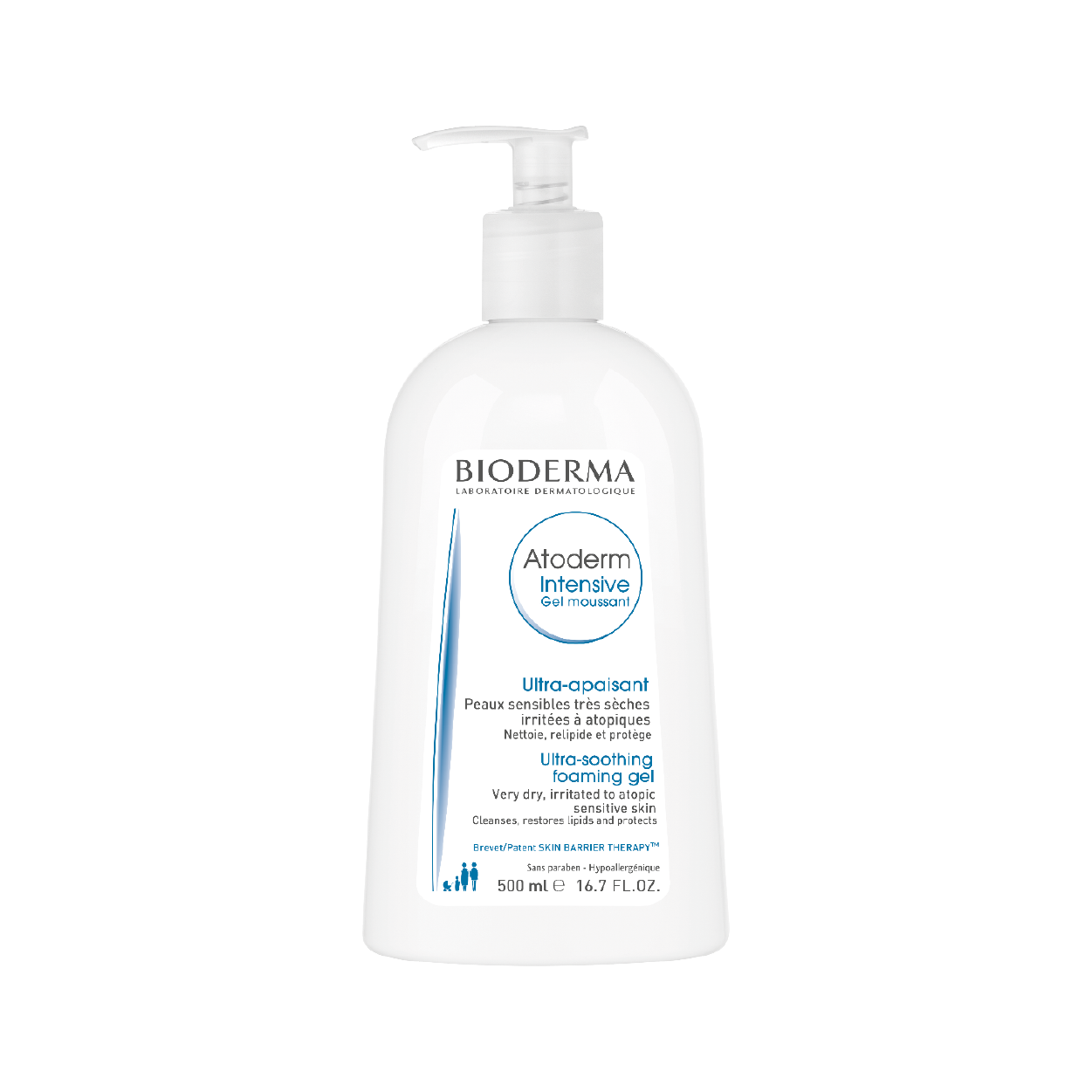 Bioderma Atoderm Intensive Gel Moussant Foaming Gel 500ml