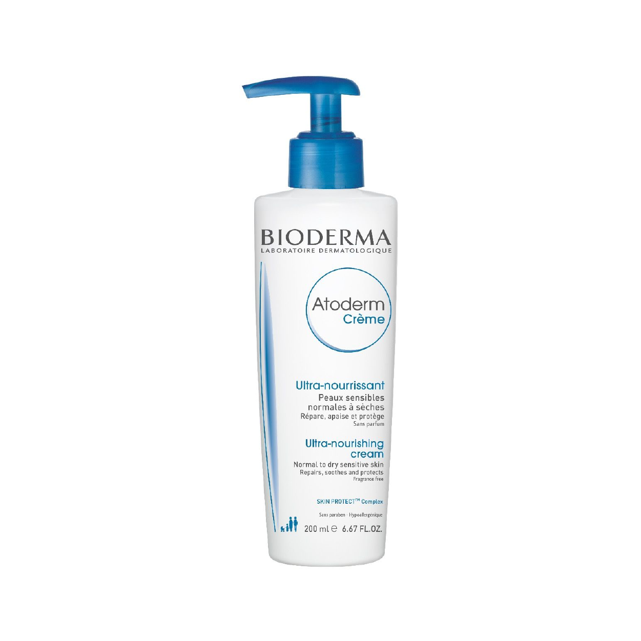 Bioderma Atoderm Ultra-Nourishing Cream with Pump 200ml