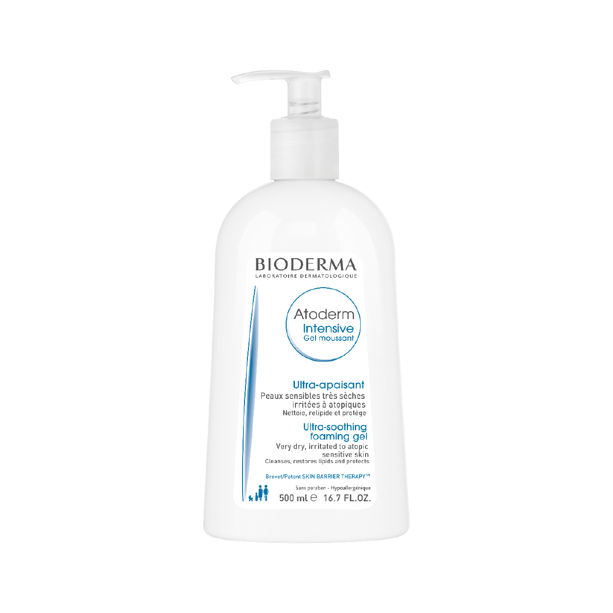 Bioderma Atoderm Intensive Gel Moussant Foaming Gel 500ml