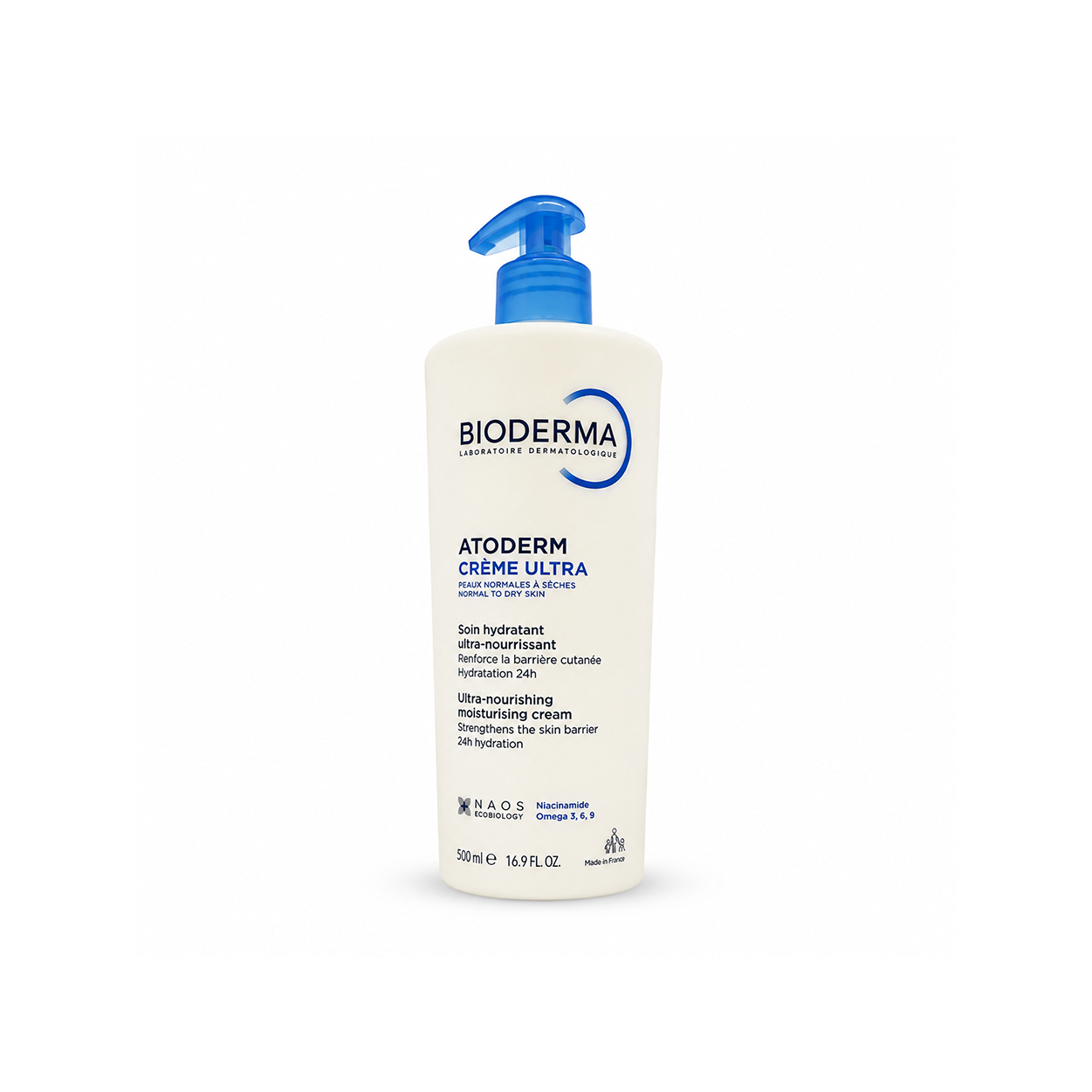 Bioderma Atoderm Crème Ultra 500ml ultra-nourishing moisturising cream for normal to dry skin with 24-hour hydration
