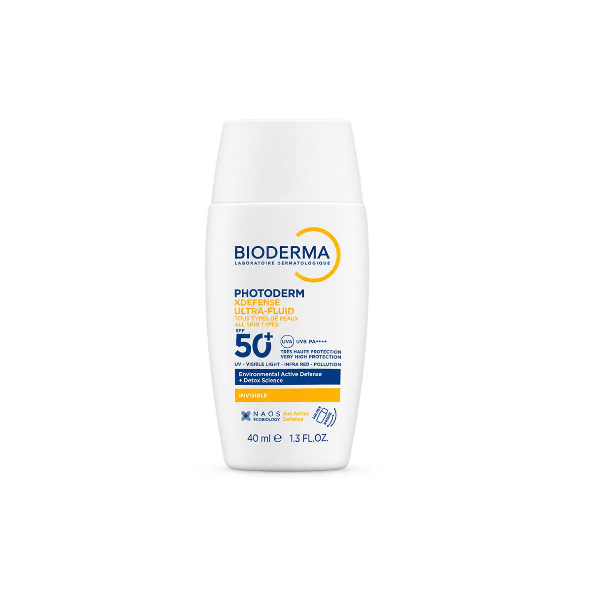 Bioderma Photoderm XDefense Ultra-Fluid SPF50+ Invisible facial sunscreen 40ml for very high UV protection