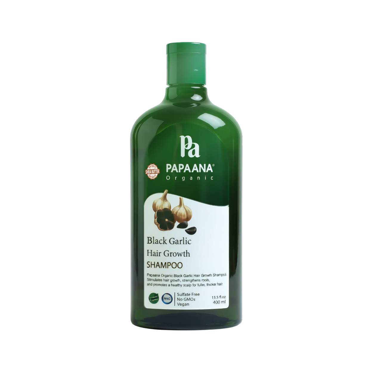 Papaana Organic Black Garlic Hair Growth Shampoo