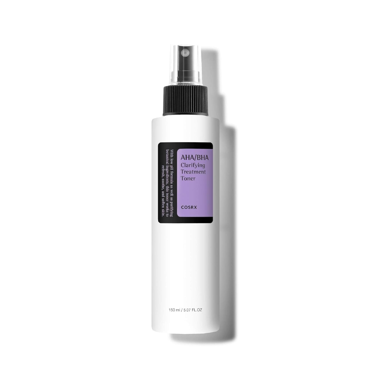 COSRX AHA BHA Clarifying Treatment Toner 150ml exfoliating toner for acne and pore care in white packaging