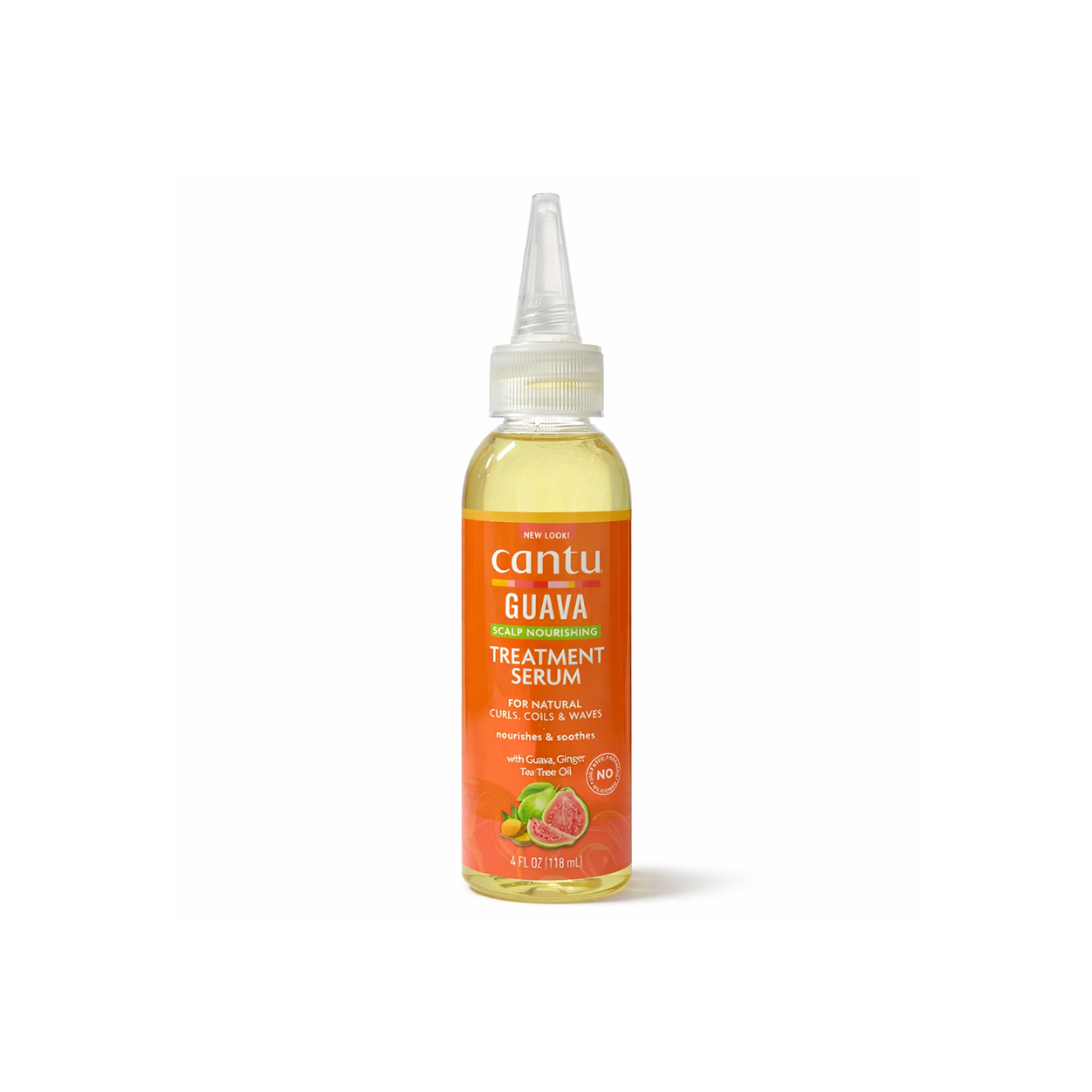 Cantu Guava Scalp Nourishing Treatment Serum 118ml bottle for dry itchy scalp relief and hair growth support