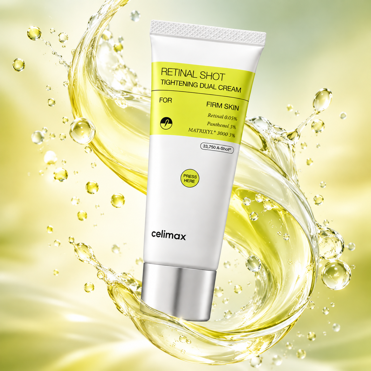 Celimax Retinal Shot Tightening Dual Cream 50ml retinal face cream for firmer, smoother-looking skin
