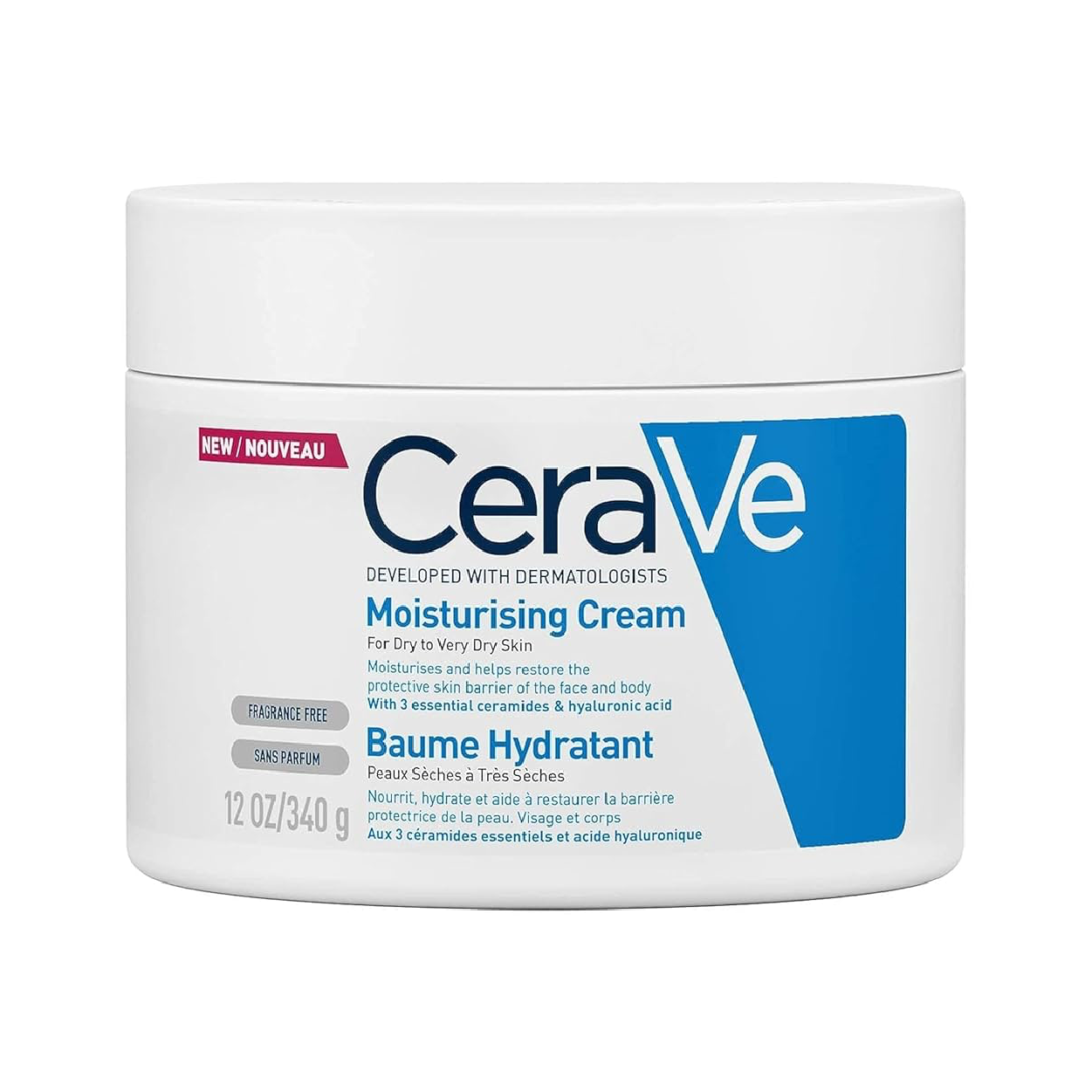 Cerave Moisture Crm Very Dry-Dry 340Gm/12Oz