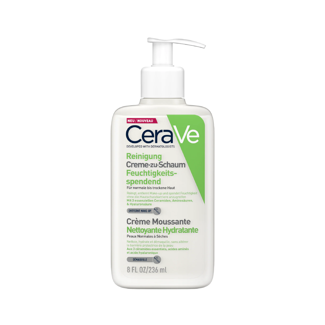 Cerave Hydrating Cream- Foam Cleansr 236Ml