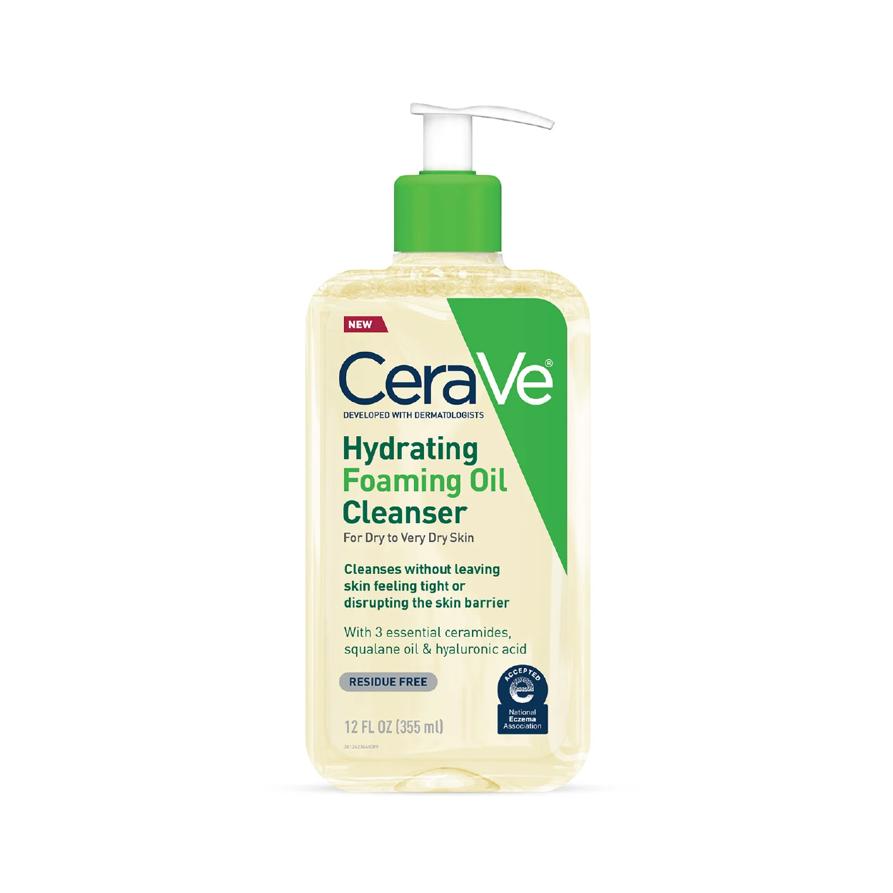 Cerave Hydra-Foam Oil Clensr Dry-Very Dry 355Ml