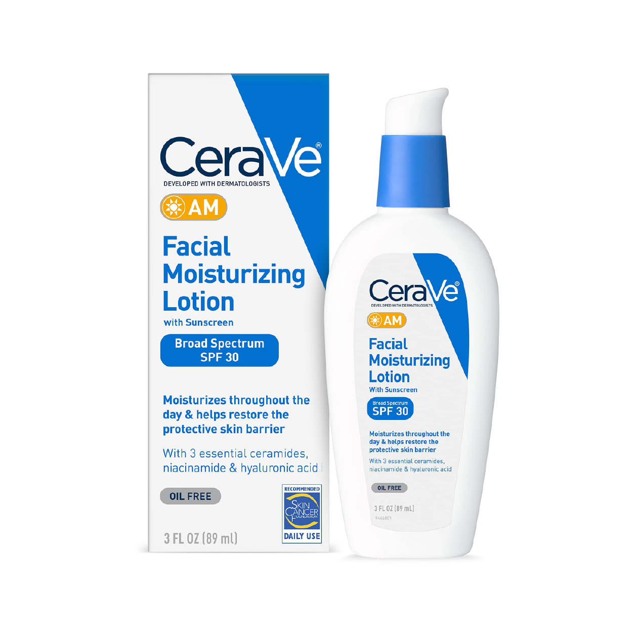 Cerave Am Fcial Moist.Lotion Spf30+89Ml