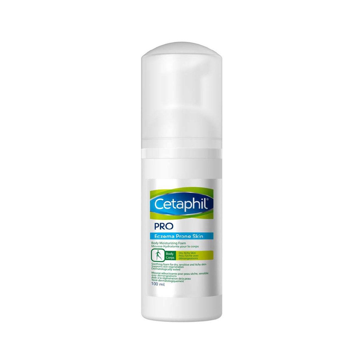 Cetaphil Pro Eczema Prone Skin Body Moisturizing Foam 100 Ml