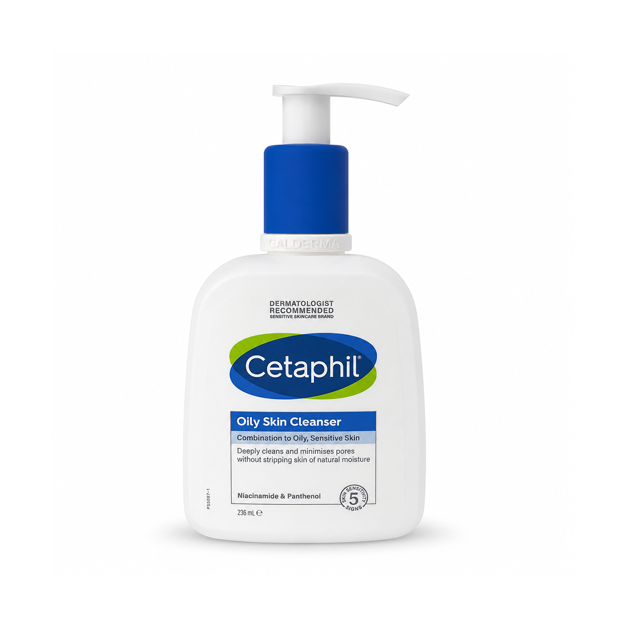 Cetaphil Oily Skin Cleanser 236ml gel face wash for sensitive combination skin with deep cleansing and pore minimizing benefits
