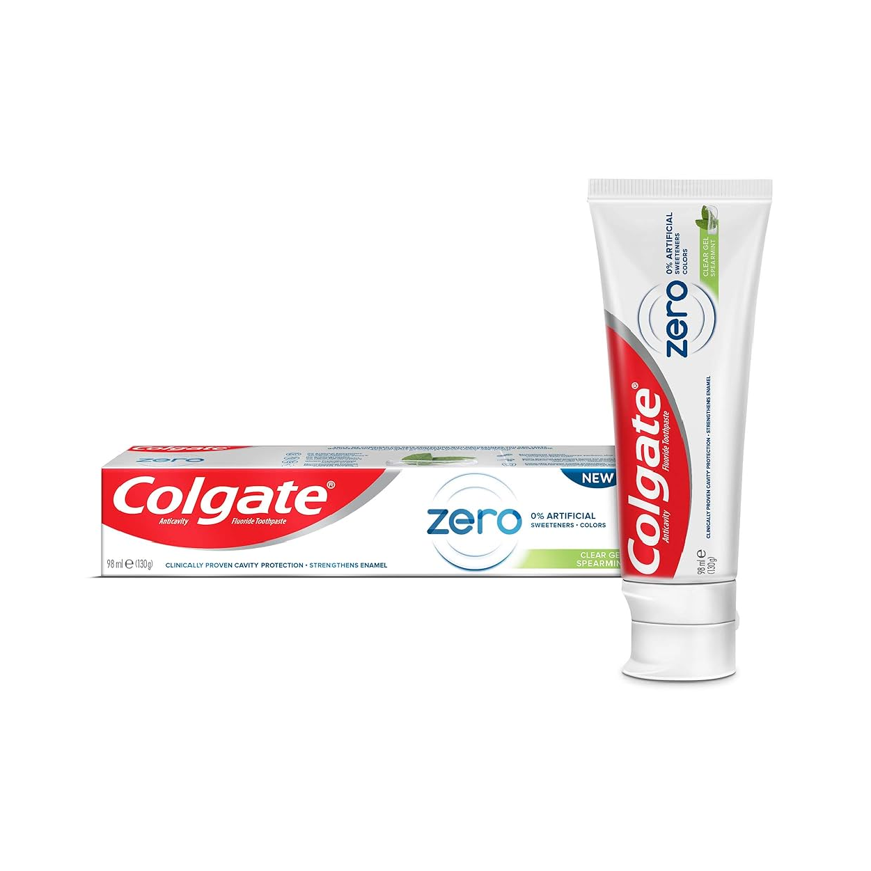 Colgate Zero Clear Gel Spearmint T/P 98Ml