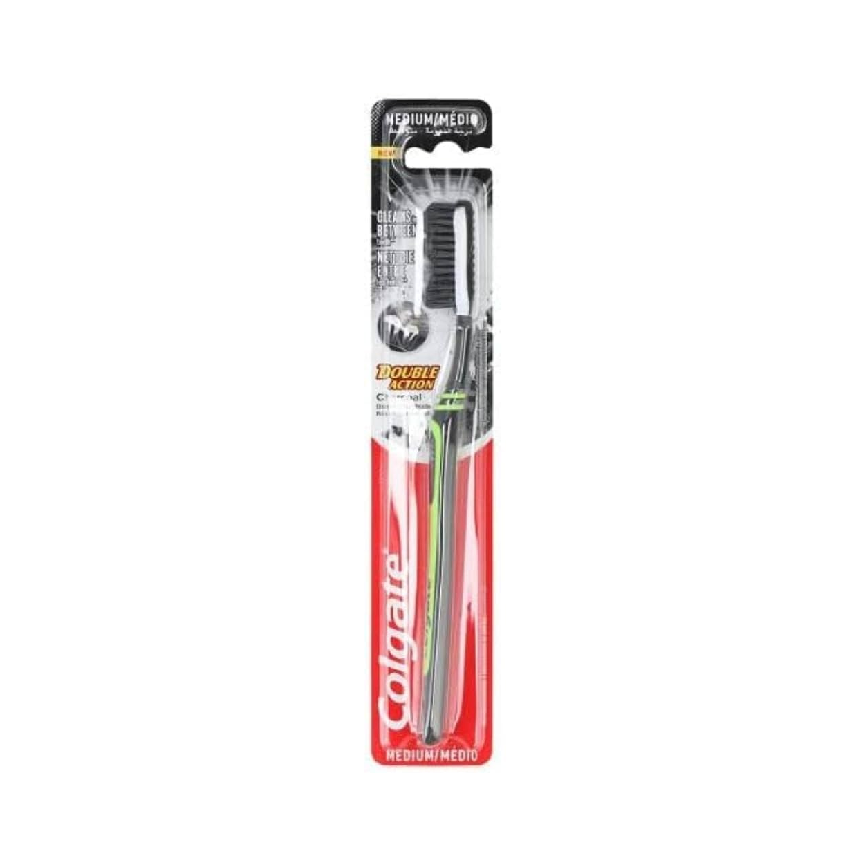 Colgate T/B Double Action Charcoal (Medium)