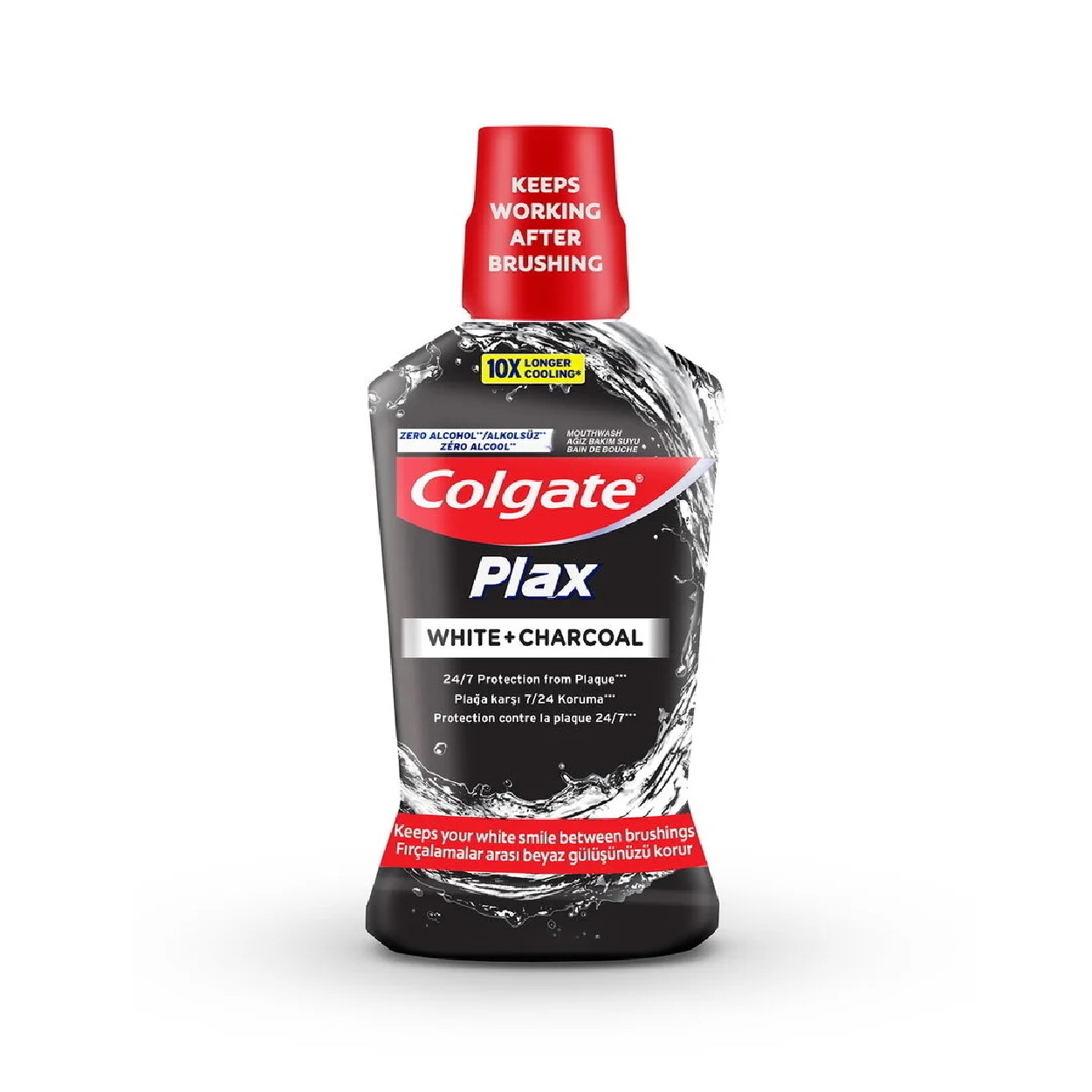 Colgate Plax M/W White+Char 500Ml