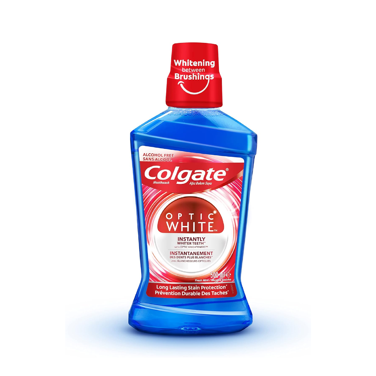 Colgate Optic White M/Wash 500Ml