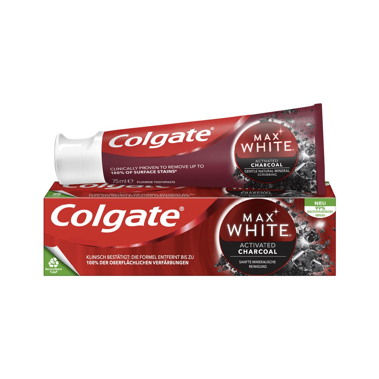 Colgate Max White Charcoal T/P 75Ml