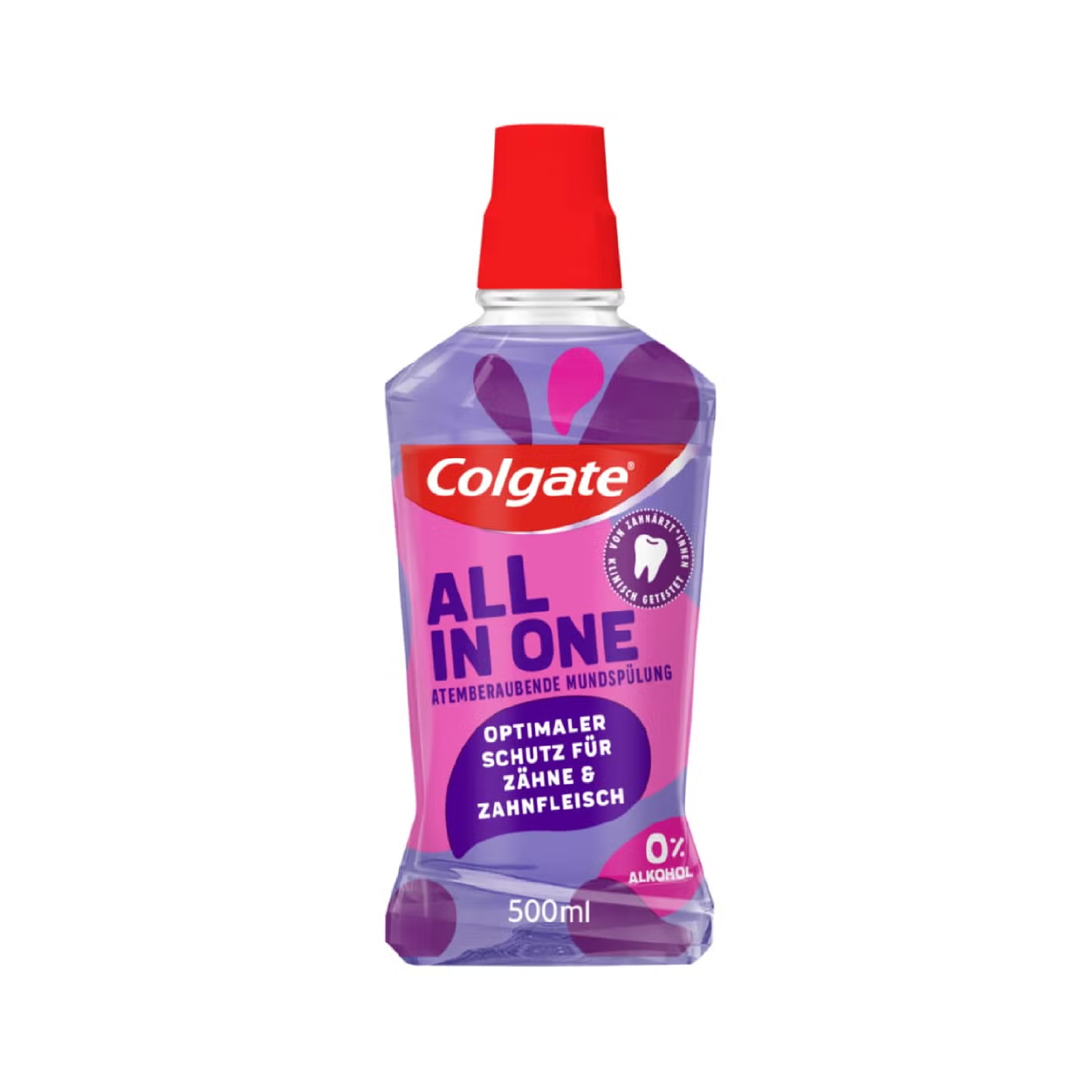 Colgate All In One 0% Alcohol M/Wash 500Ml