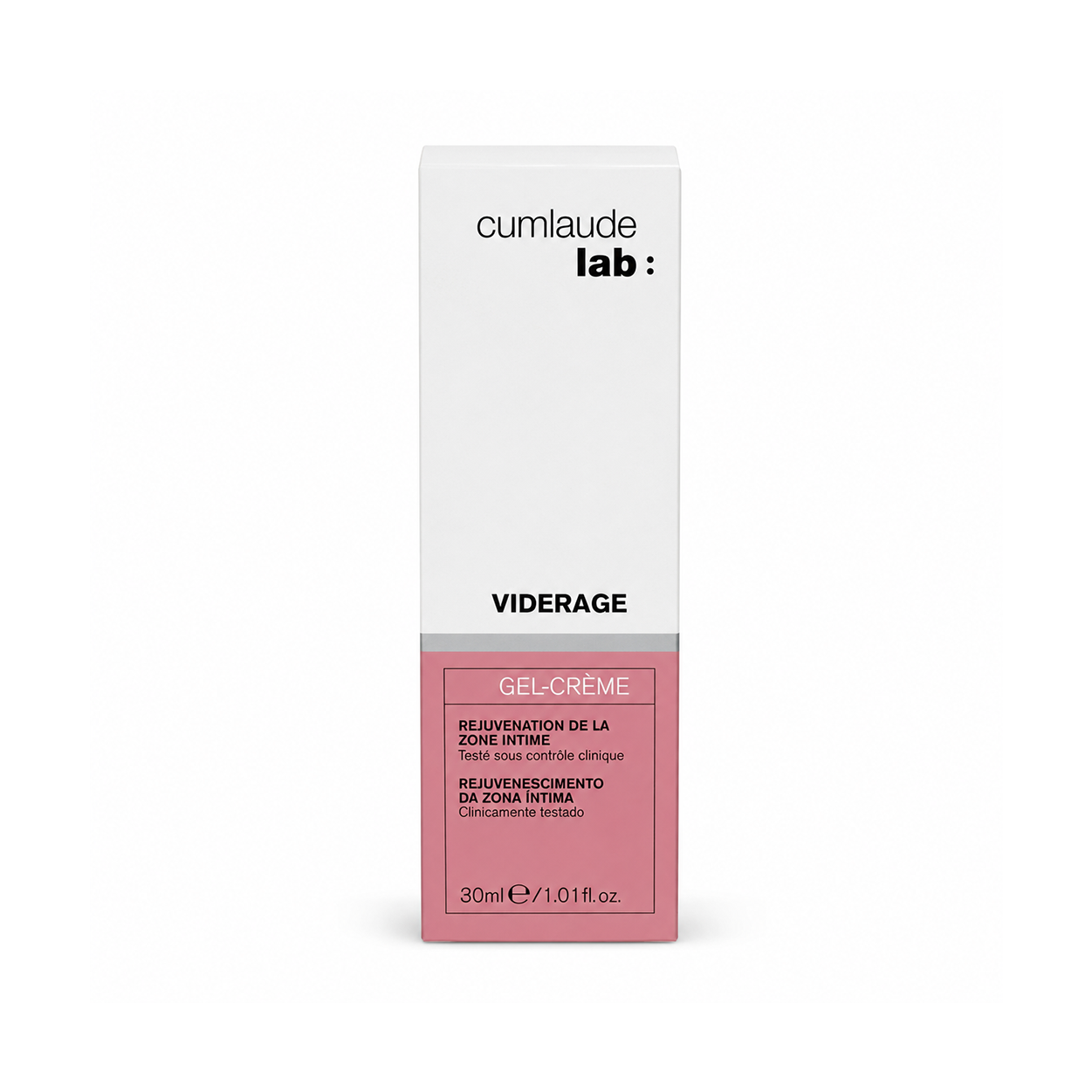 Cumlaude Lab Viderage Gel-Crema 30ml intimate care gel cream for hydration, elasticity support, and sensitive skin comfort