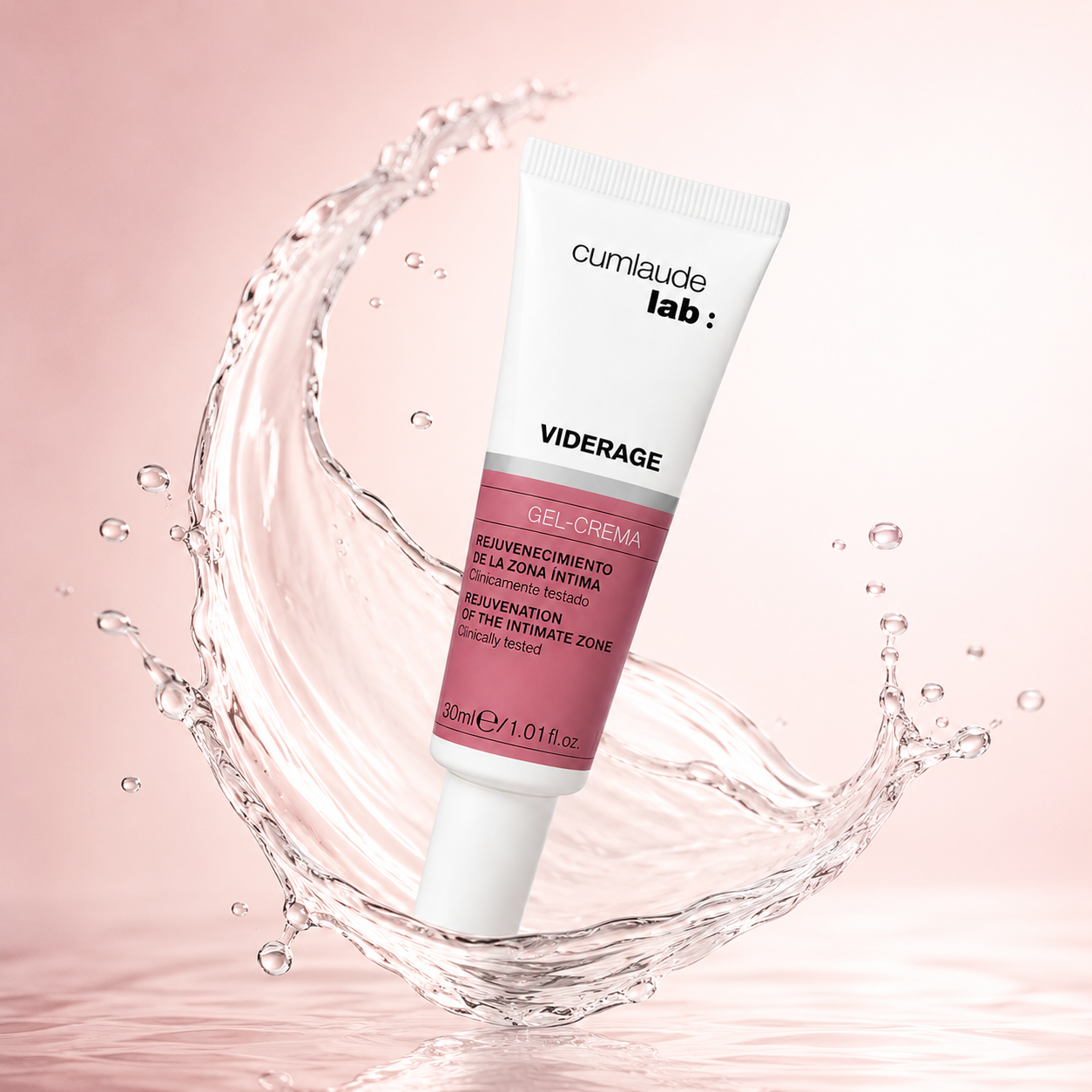 Cumlaude Lab Viderage Gel-Crema 30ml intimate care gel cream for hydration, elasticity support, and sensitive skin comfort
