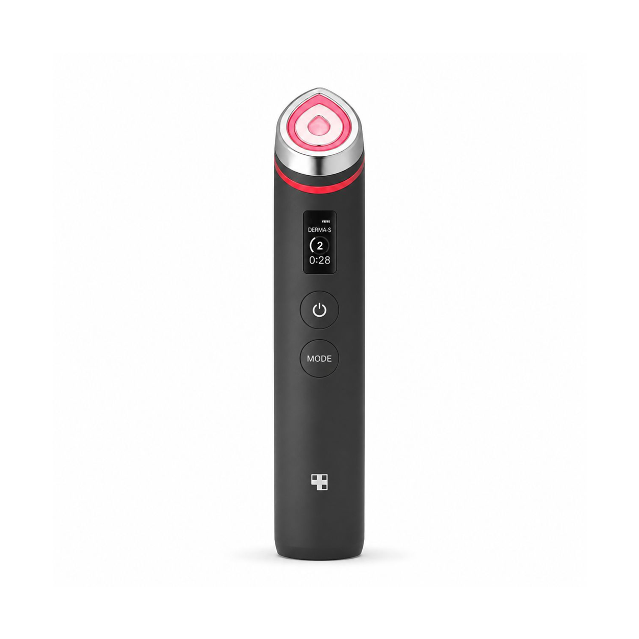 DERMA-S LED Radio Frequency Facial Beauty Device for at-home skin firming and wrinkle care with red LED and RF technology