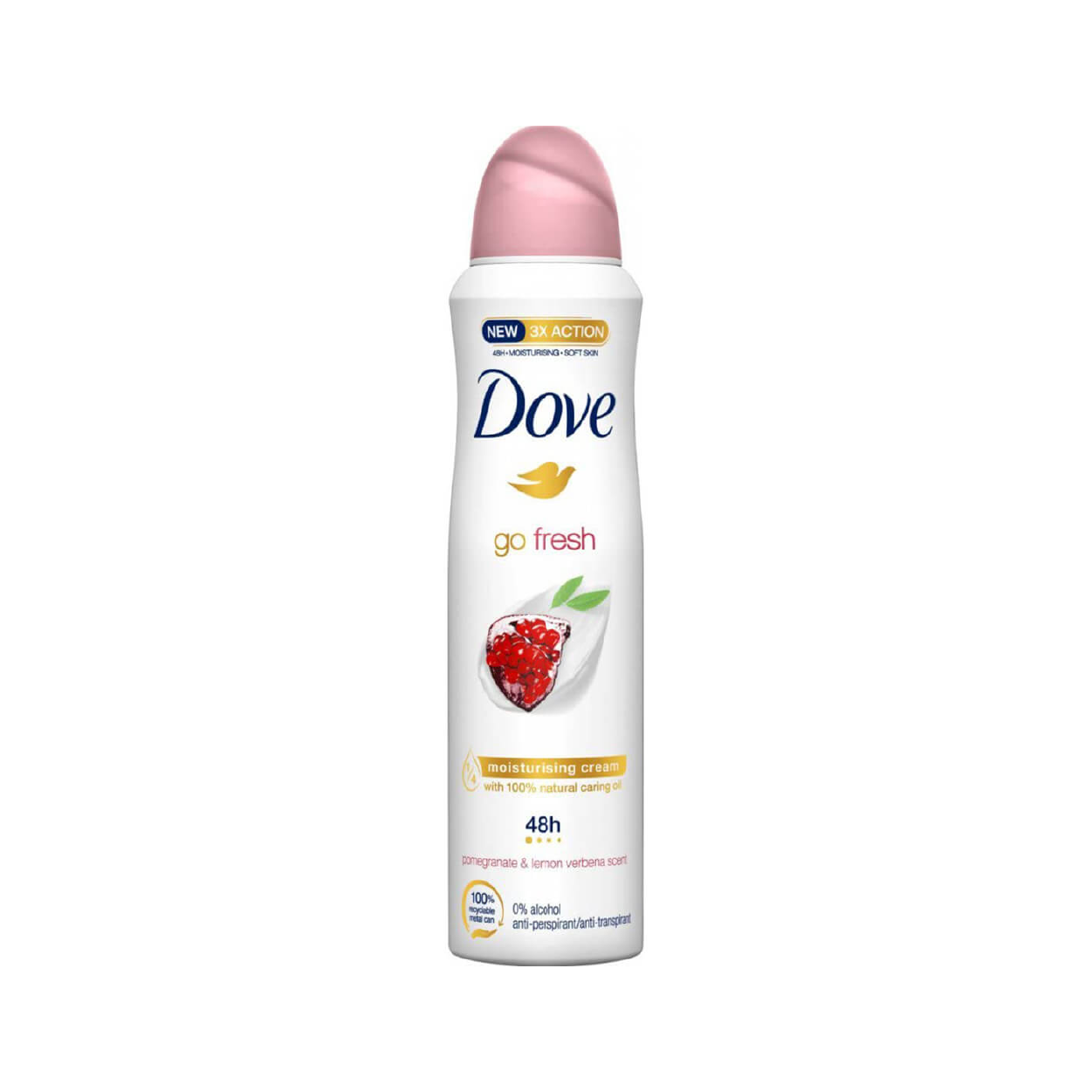 Dove Go Fresh Pomgrnt 48H Deo Spry 150Ml