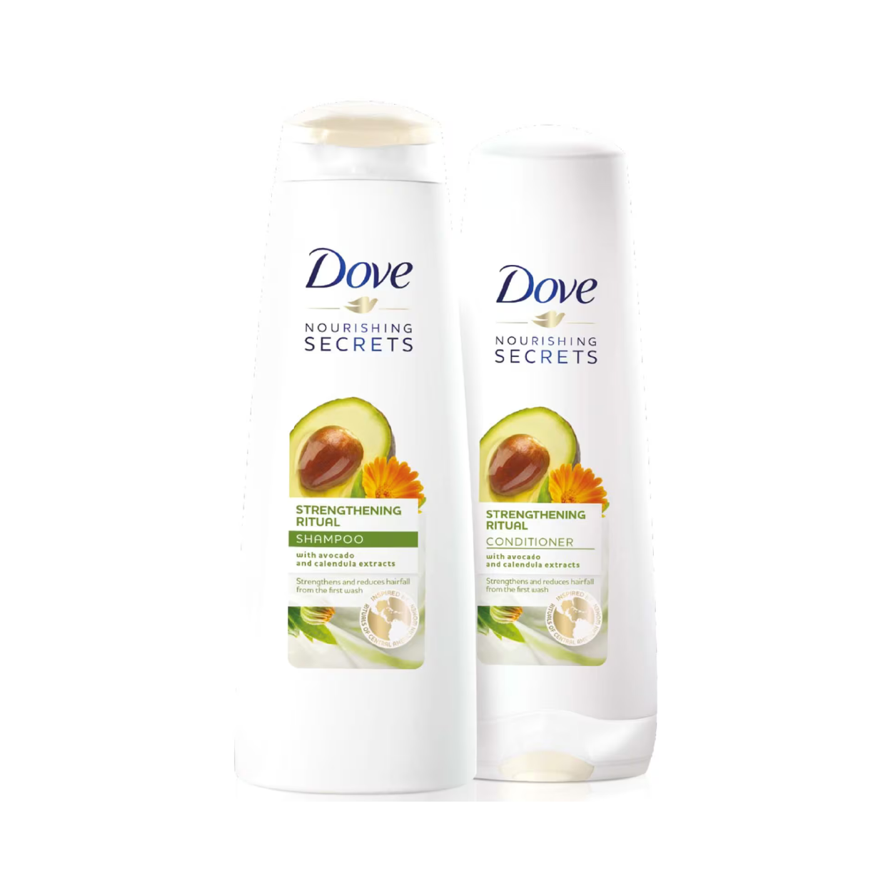 Dove Avocado Strenght Shampoo 400Ml+Conditioner 320Ml