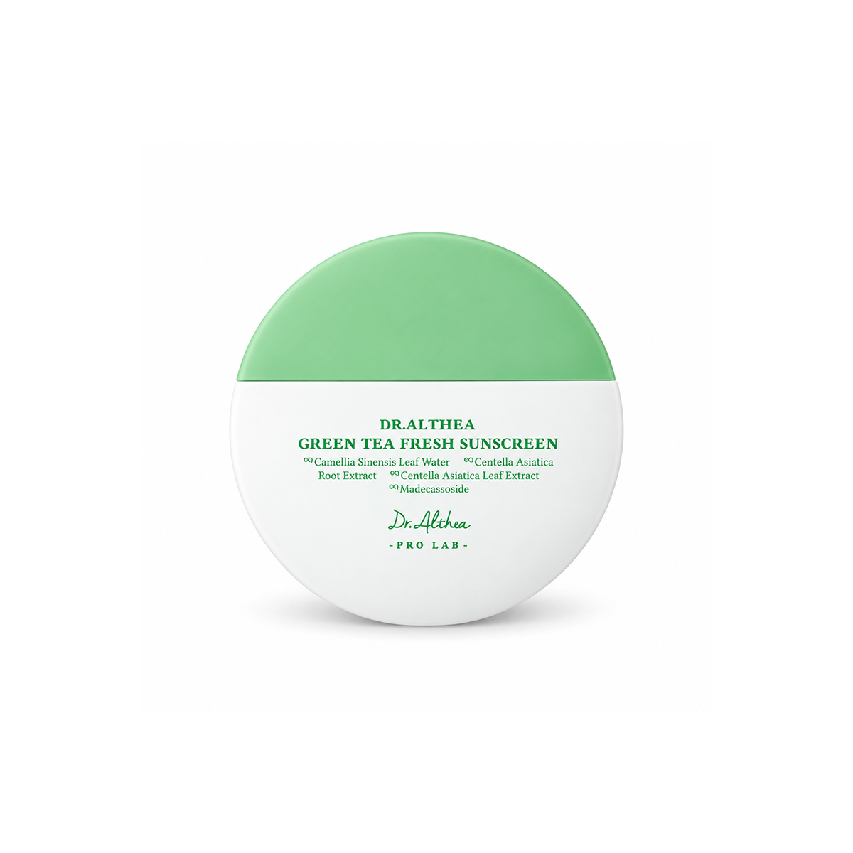 Dr.Althea Green Tea Fresh Sunscreen 45ml facial sunscreen with SPF50 PA++++ for daily UV protection