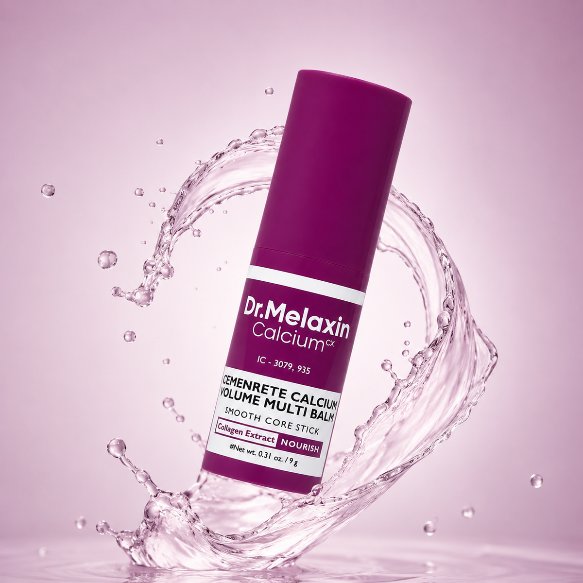 Dr.Melaxin Calcium CX Cemenrete Calcium Volume Multi Balm Smooth Core Stick 9g moisturizing balm stick for deep hydration and firmer-looking skin