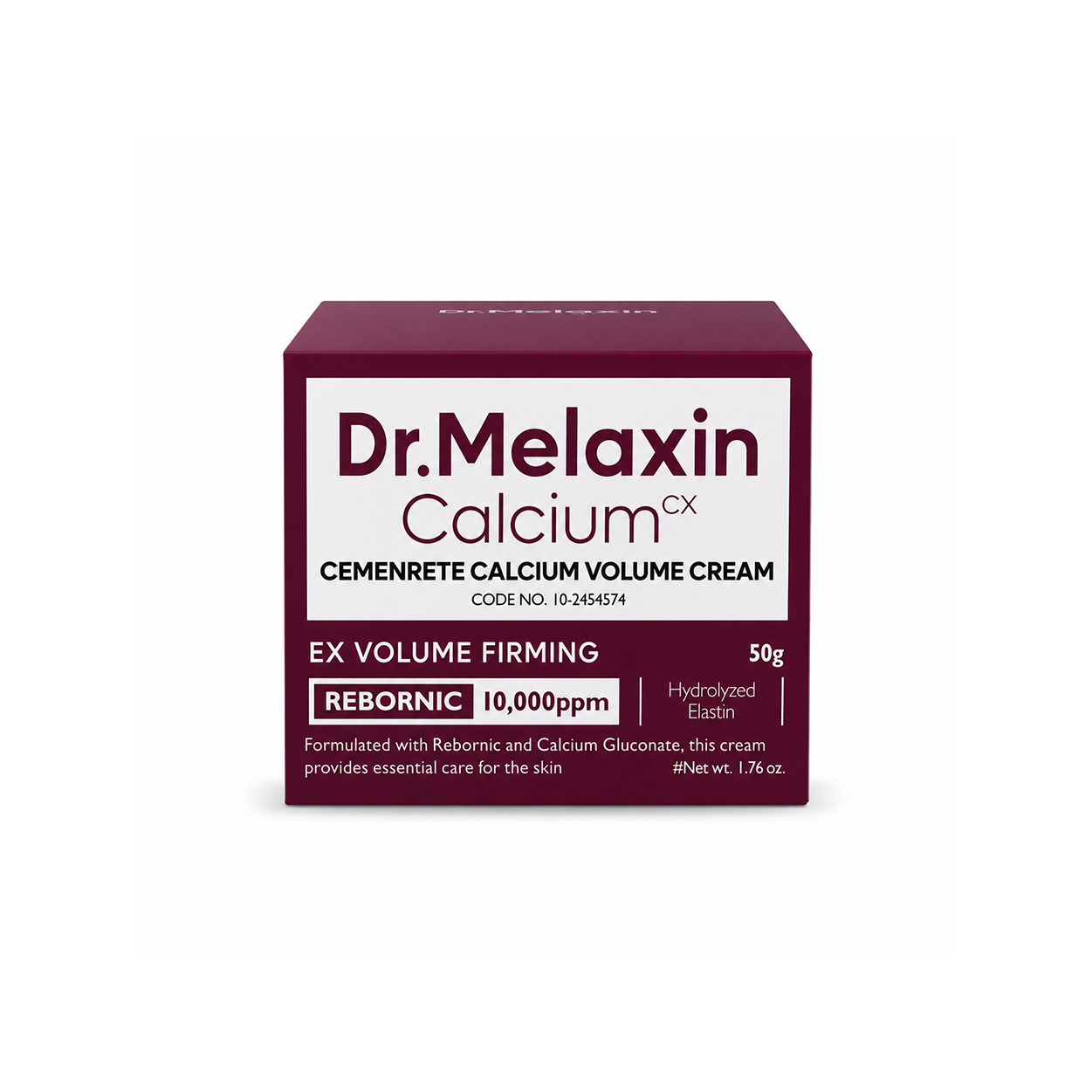 Dr.Melaxin Calcium CX Cemenrete Calcium Volume Cream 50g firming face cream for hydrated, smoother and firmer-looking skin