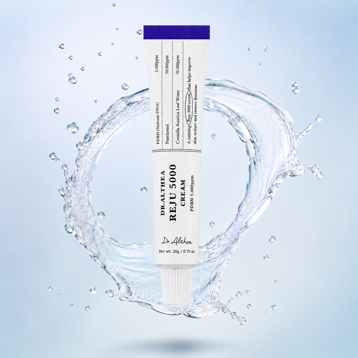 Dr. Althea PDRN Reju 5000 Cream 20g facial cream with PDRN for hydration and smoother-looking skin