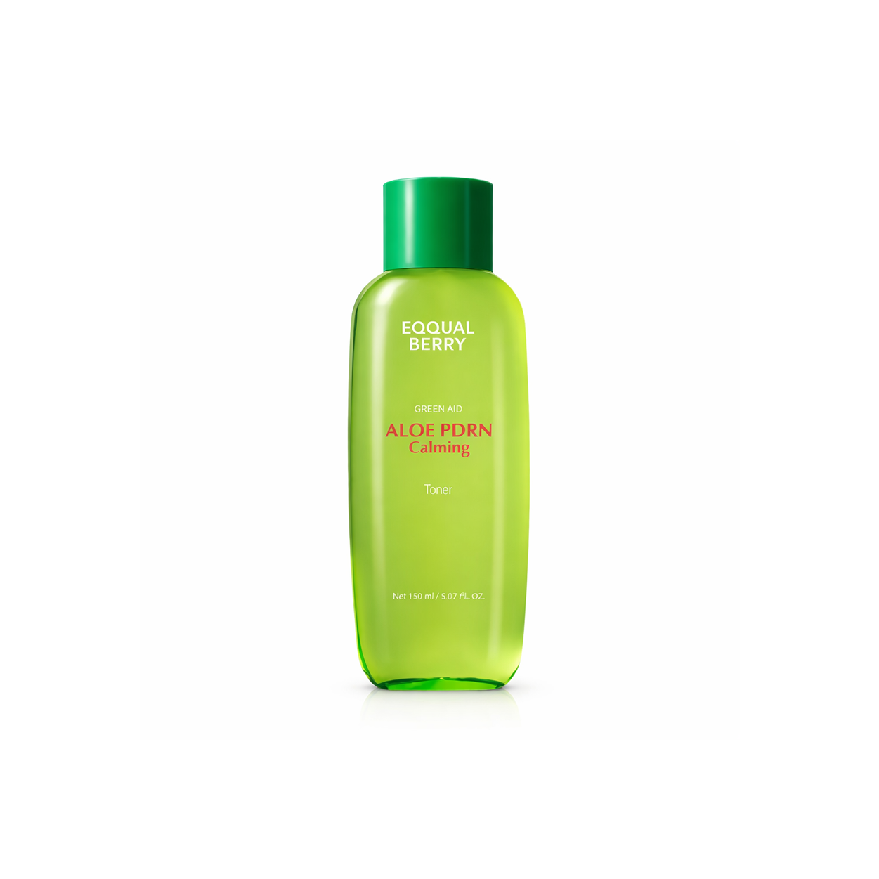 EQQUALBERRY Aloe PDRN Calming Toner 150ml facial toner bottle for soothing and hydrating sensitive skin