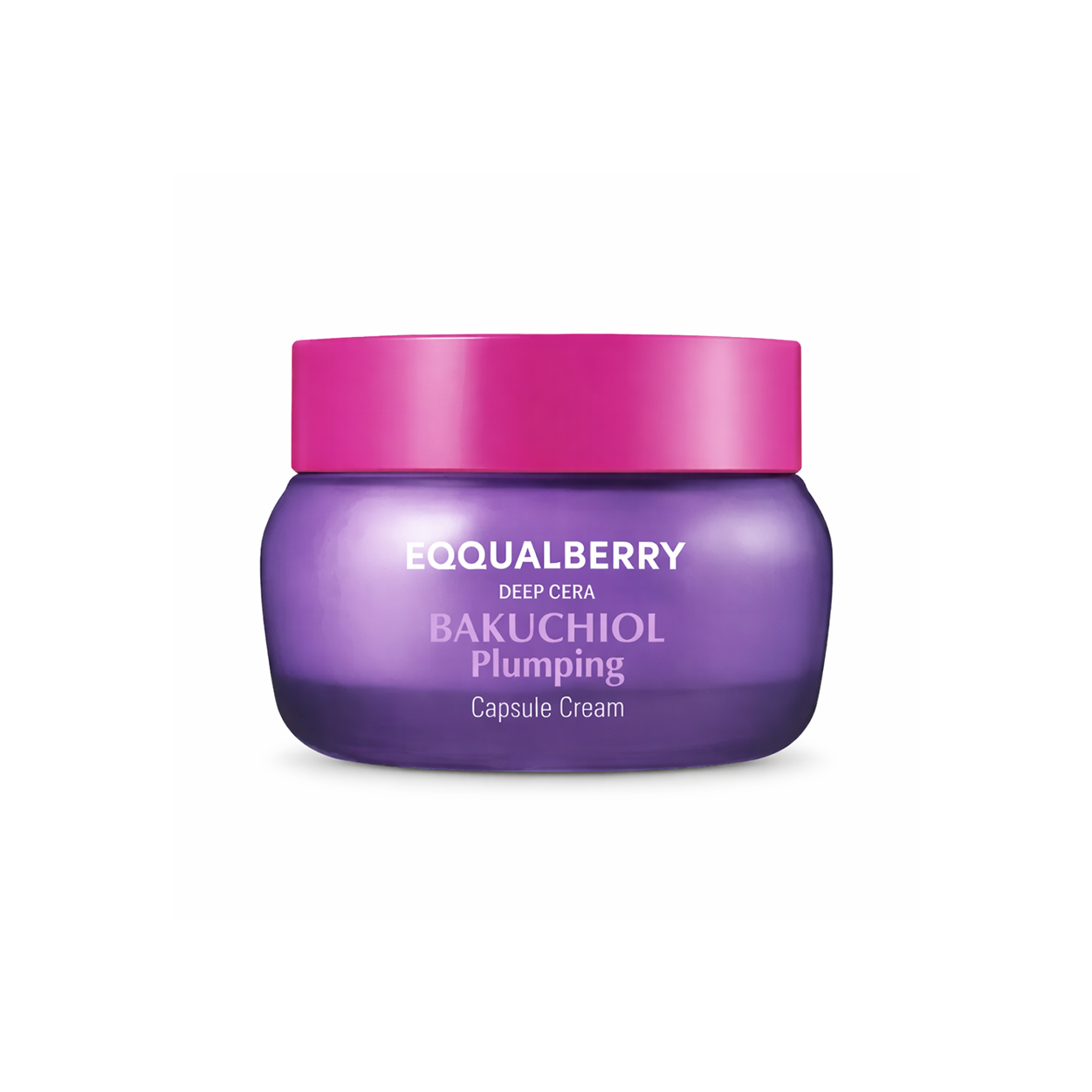 EQQUALBERRY Bakuchiol Plumping Capsule Cream 50ml anti-aging face cream for wrinkles, hydration, and improved skin elasticity