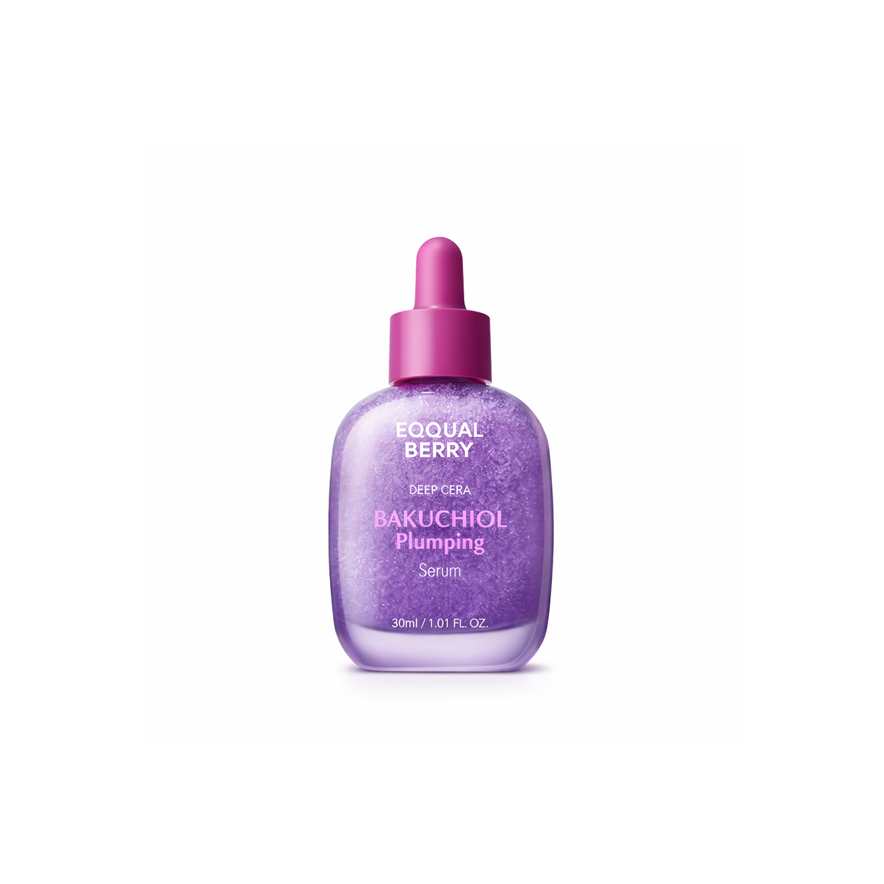 EQQUALBERRY Bakuchiol Plumping Serum 30ml face serum for anti-aging and skin firming with ceramides and peptides