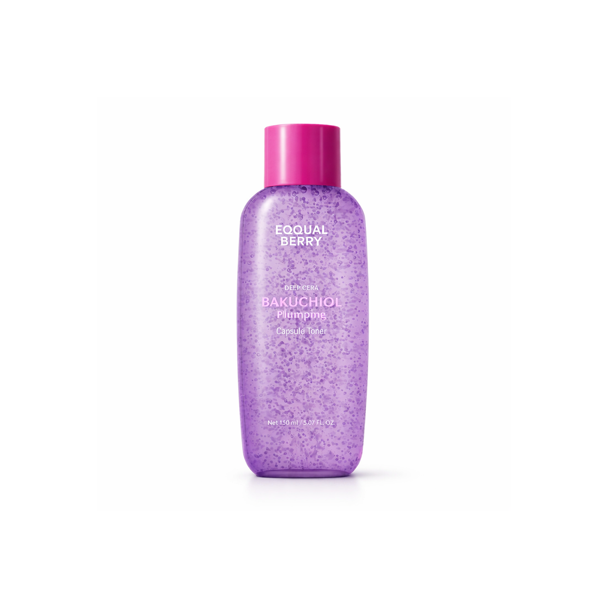 EQQUALBERRY Bakuchiol Plumping Capsule Toner 150ml hydrating face toner with ceramide for skin barrier repair and anti-aging care