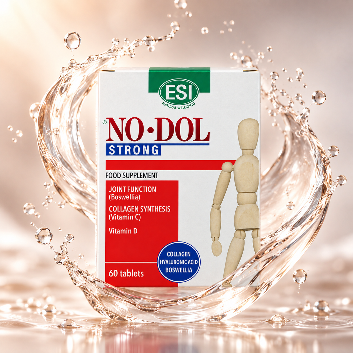 ESI NO-DOL STRONG joint support food supplement 60 tablets for joint function and collagen synthesis