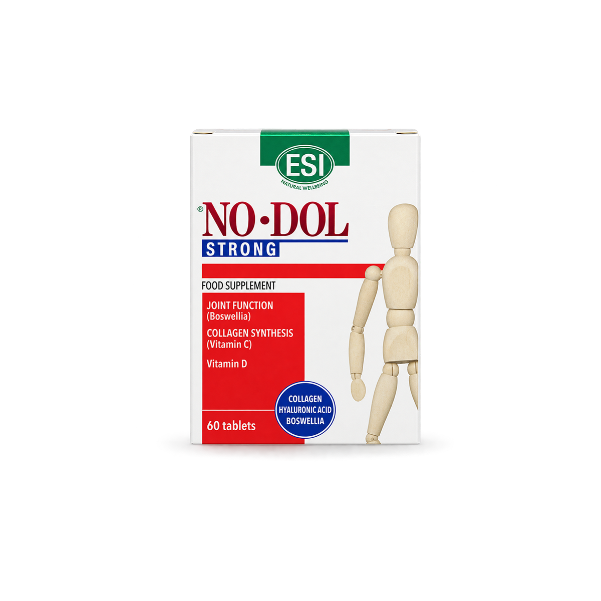 ESI NO-DOL STRONG joint support food supplement 60 tablets for joint function and collagen synthesis