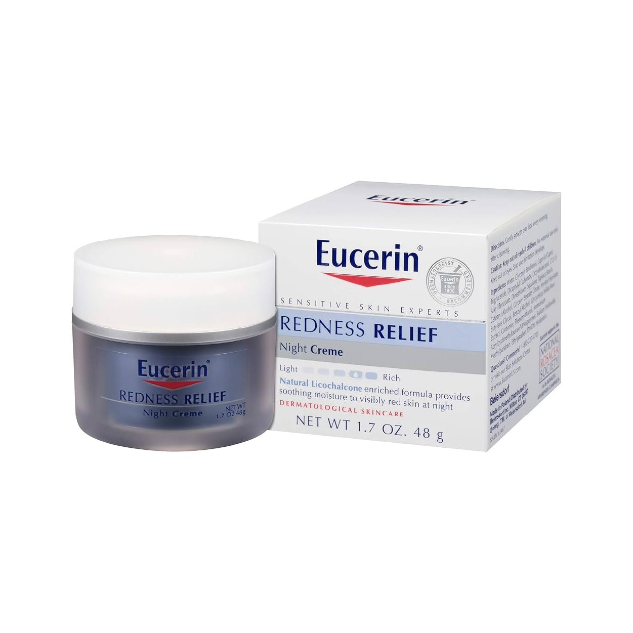 Eucerin Redness Relief Night Cream 48G