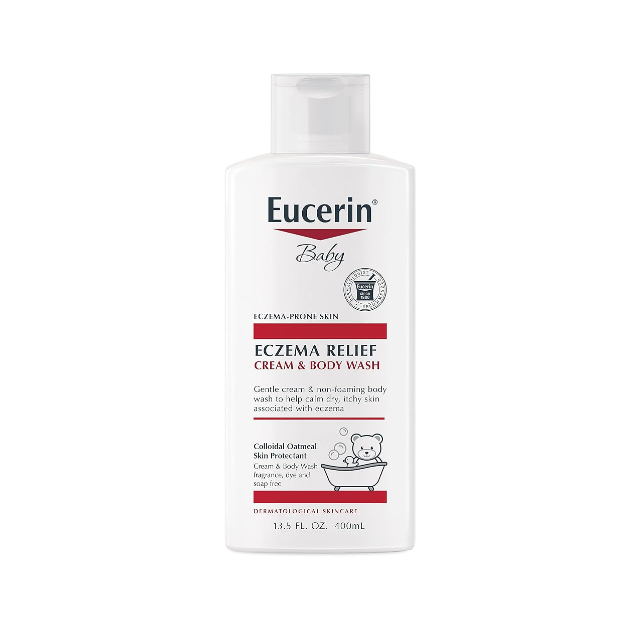 Eucerin Baby Eczema Relief Cream Body Wash 400Ml