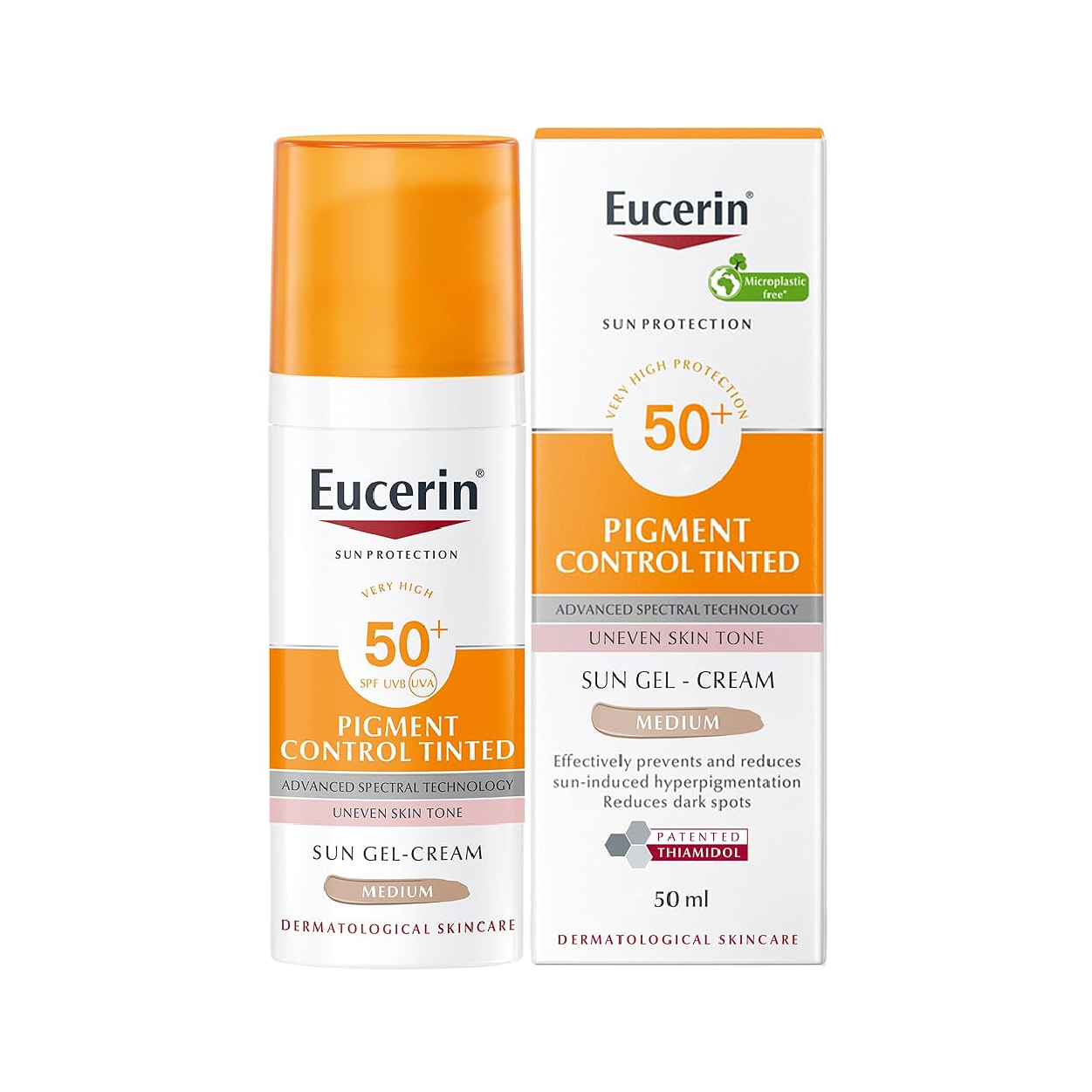 Eucerin Pigctt Spf50+Gelcrm Med 50Ml