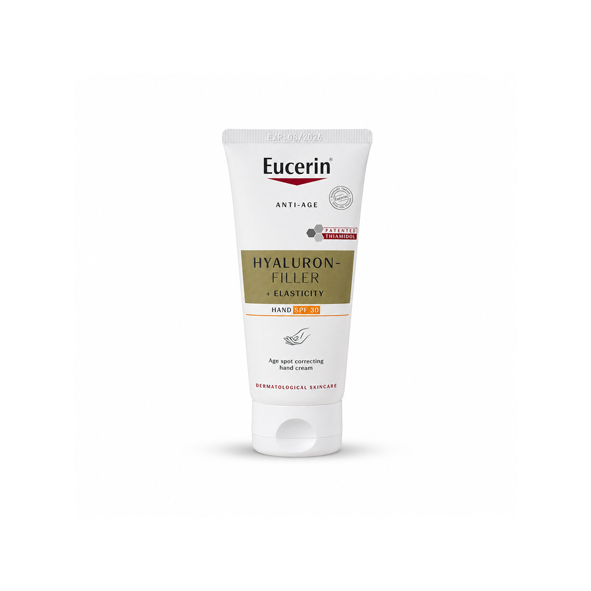 Eucerin Hyaluron-Filler + Elasticity Hand SPF 30 Age Spot Correcting Hand Cream 75ml anti-aging hand cream for hydrated, protected hands