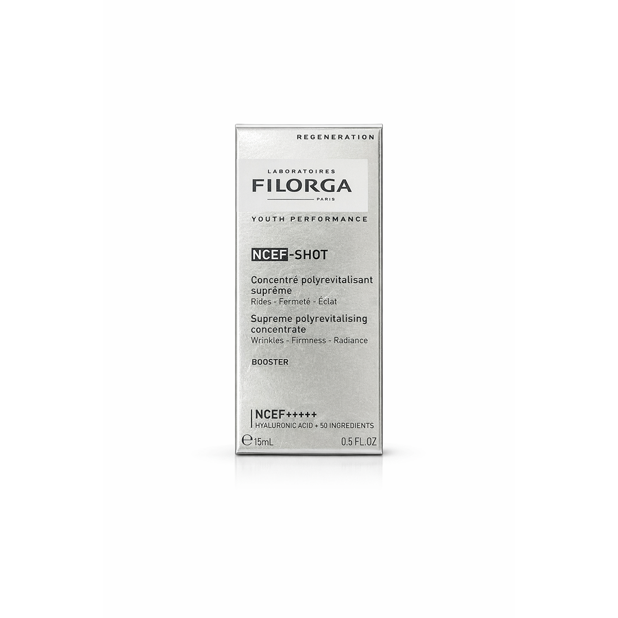 Filorga NCEF-Shot Supreme Polyrevitalising Concentrate 15ml anti-aging face serum for wrinkles and skin radiance