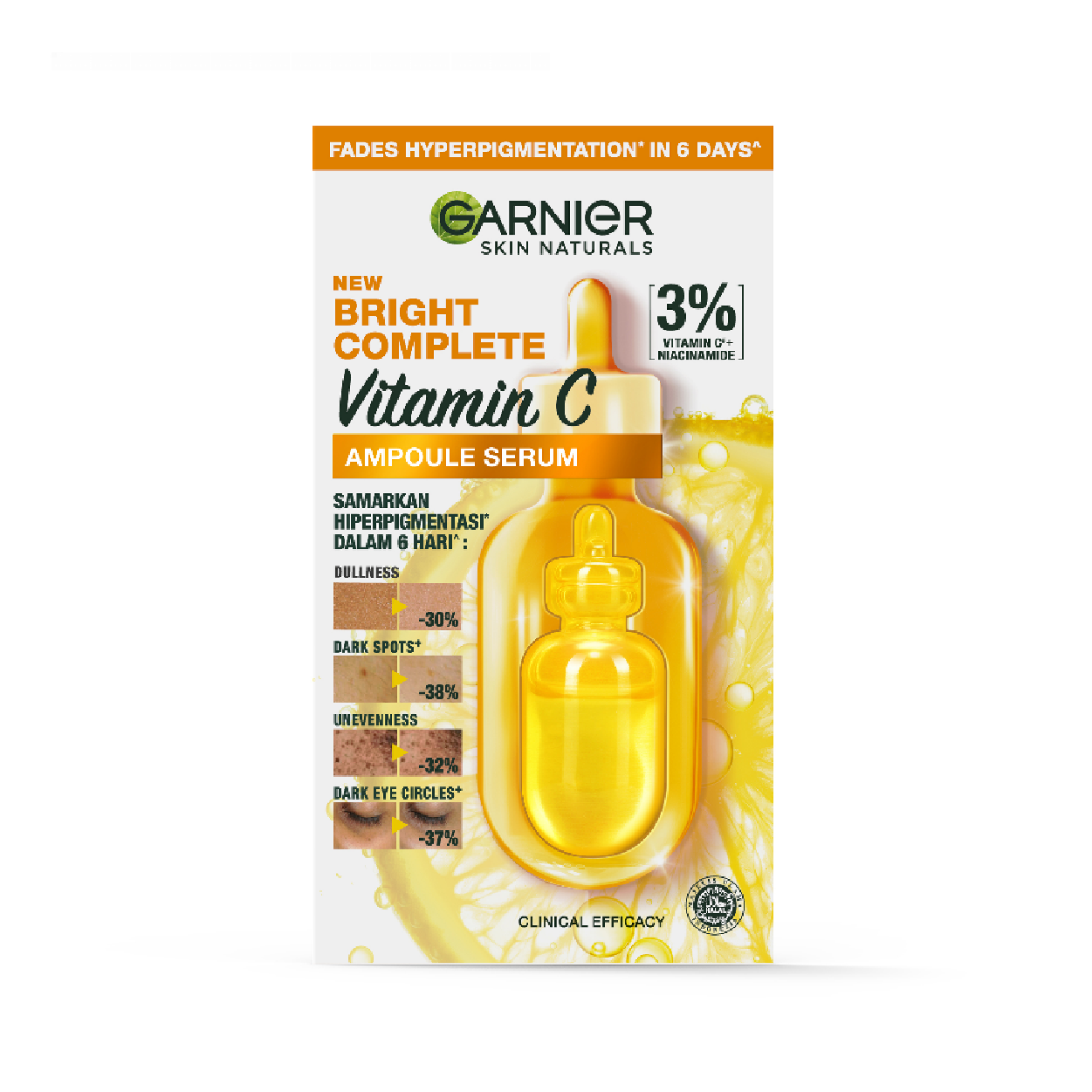 Garnier Vit.C 3%Amp Serum 1.5Ml