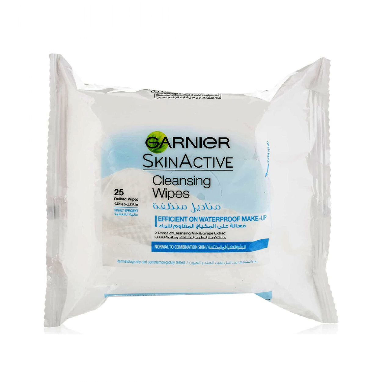 Garnier Skinactive Cleansing Wipes 25'S