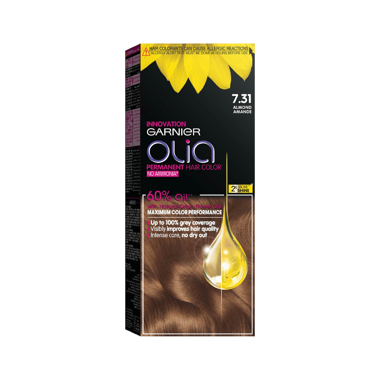 Garnier Olia 7.31 Almond Permanent Hair Color