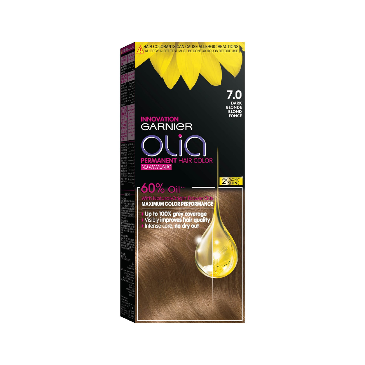 Garnier Olia 7.0 Dark Blonde Permanent Hair Color