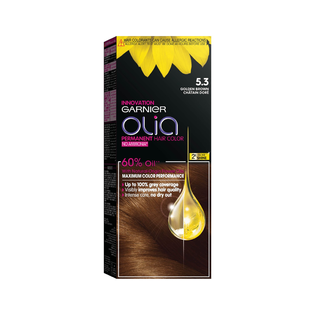 Garnier Olia 5.3 Gloden Brown Permanent Hair Color