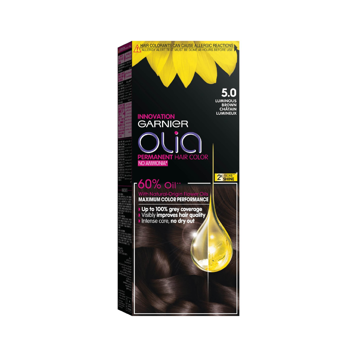 Garnier Olia 5.0 Luminous Brwn Permanent Hair Color