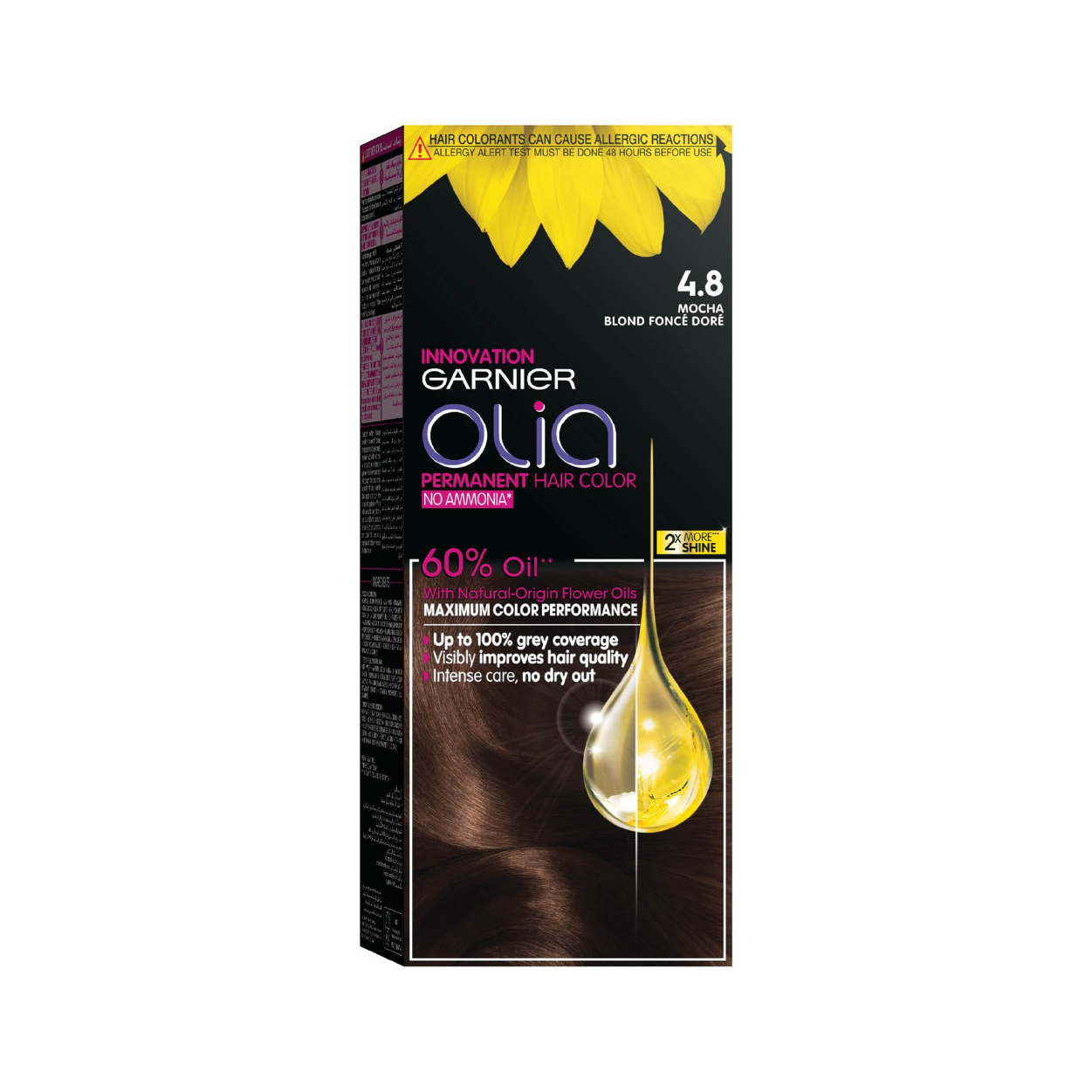 Garnier Olia 4.8 Mocha Blonde Permanent Hair Color