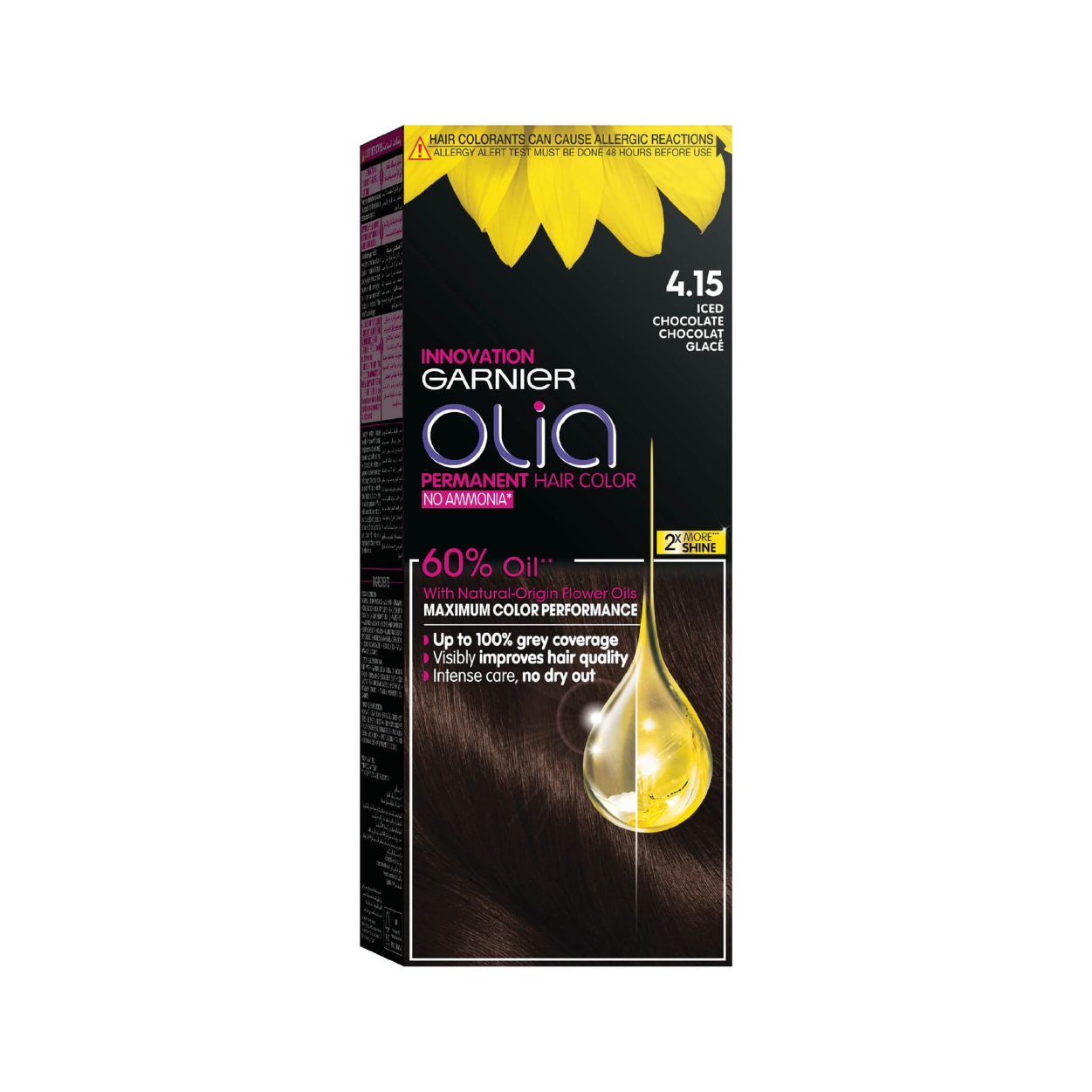 Garnier Olia 4.15 Iced Choco Glace Permanent Hair Color